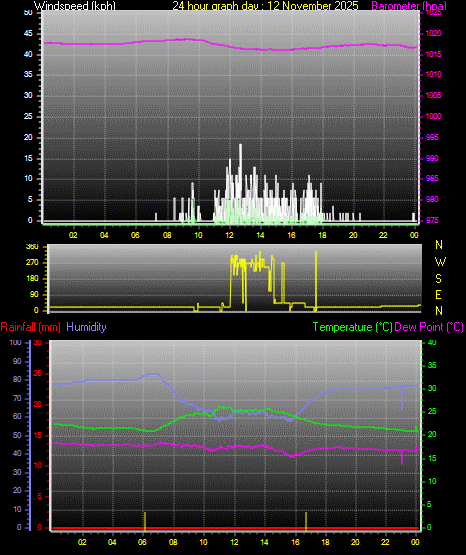 24 Hour Graph for Day 12