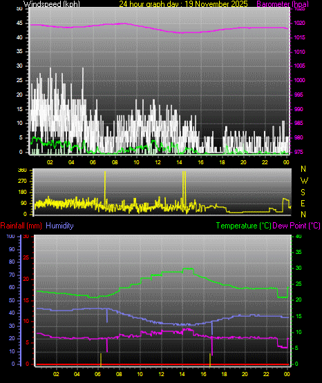 24 Hour Graph for Day 19