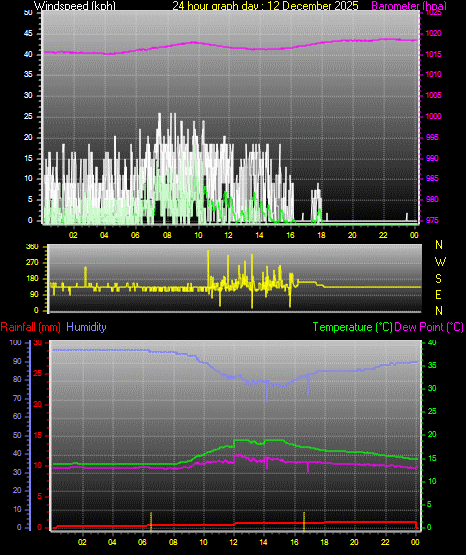 24 Hour Graph for Day 12