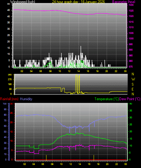 24 Hour Graph for Day 16
