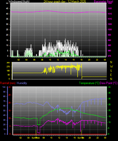 24 Hour Graph for Day 12