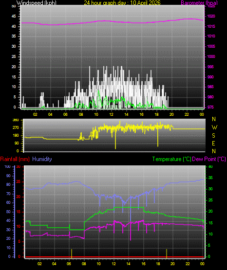 24 Hour Graph for Day 10