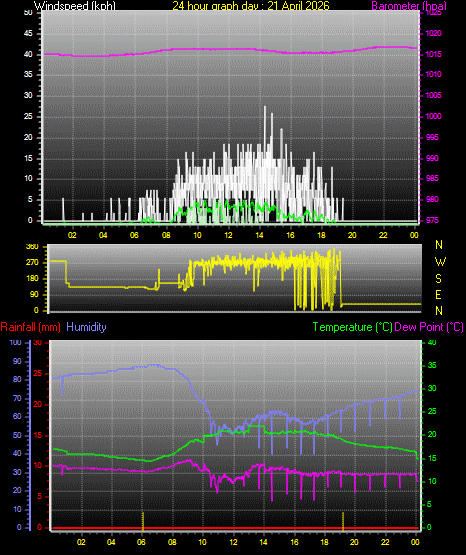 24 Hour Graph for Day 21