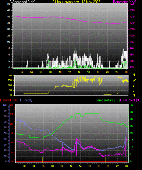 24 Hour Graph for Day 12