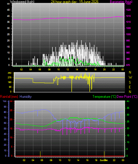 24 Hour Graph for Day 15