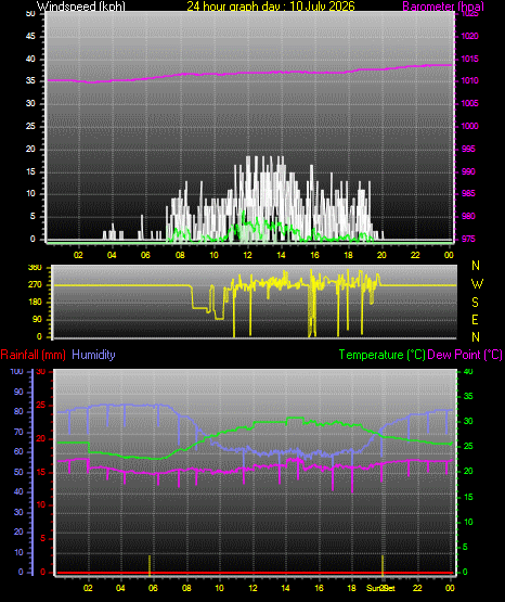 24 Hour Graph for Day 10