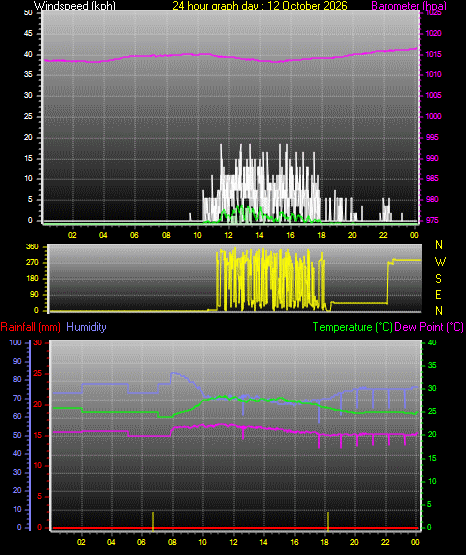 24 Hour Graph for Day 12