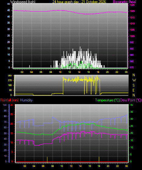 24 Hour Graph for Day 21